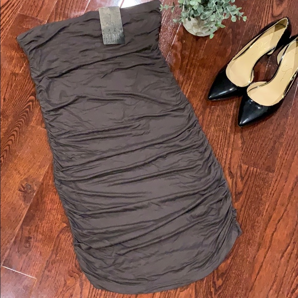 Zara Evening Collection Strapless Dress